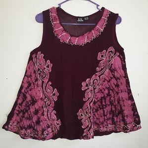 S.R. Fashion ❤ Indian Blouse with dyed design ❤